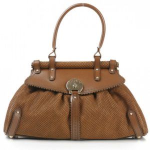 Authentic FENDI Suede Camoscio Magic Bag Brown EUC with Dust Bag